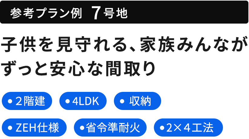 参考プラン例  7号地