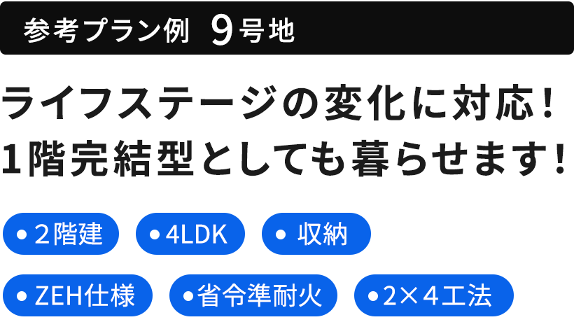 参考プラン例  9号地